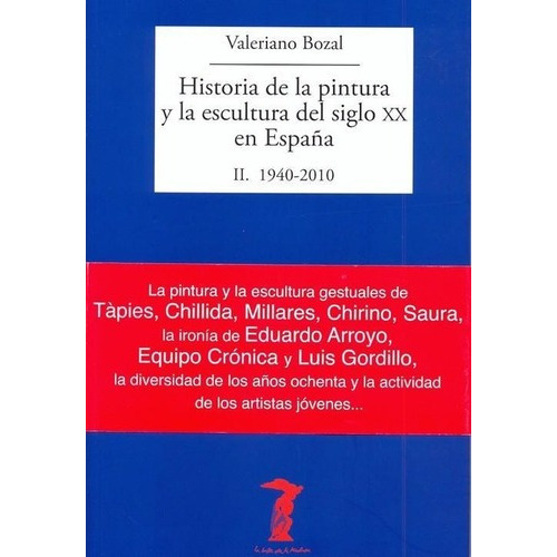 Historia De La Pintura Y La Escultura Del Siglo Xx E, De Bozal, Valeriano. Editorial Antonio Machado Libros En Español