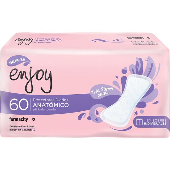 Protector Diario Enjoy Anatomico X 60 Un