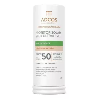 Protetor Antioleosidade Stick Ultraleve Fps50 Peach Adcos