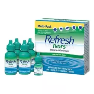 Refresh Tears Lubricant Eye Drops 5 Botes (4 15ml + 1 De5ml)