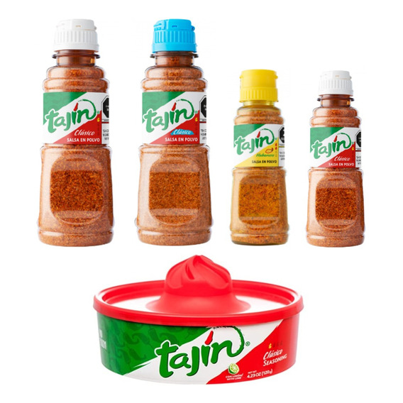 Pack Full Tajín: Clásico, Bajo Sodio, Habanero, Rimmer, Azul