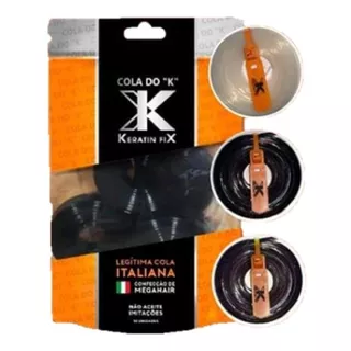 10 Rolos - Fita Aprox 1 Metro Cola De Queratina Para Colocação De Mega Hair - Marca Keratin Fix Do K / Original