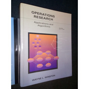 Operations Research Applications And Algorithms W Winston