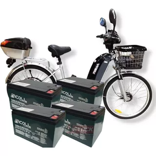 Kit 4 Bater. Duos Bike E-bike Duos Confort 6-dzm-15 +nfe
