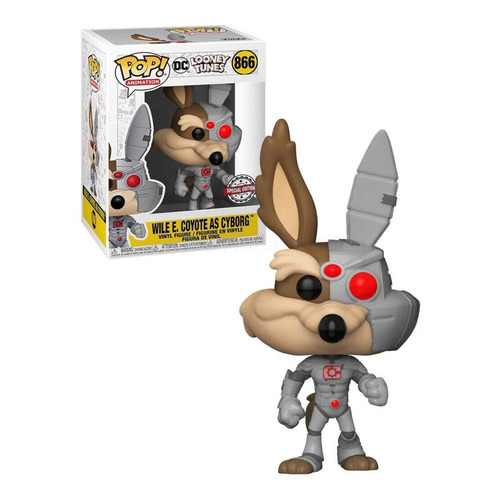 Funko Pop Dc Looney Tunes 866 Wile E. Coyote As Cyborg E. E.