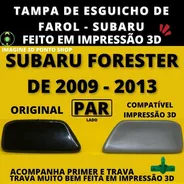 Tampa Lavador Farol Subaru Forester 09 - 13 - Par Com Travas