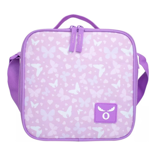 Bolso Lonchera Térmica Kids Moose Diseños Colación Escolar Color Rosa Butterfly