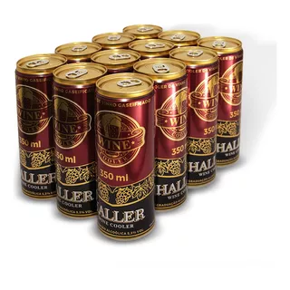 Chopp De Vinho Cremoso 12x350ml Haller Cooler Ecobier Oferta