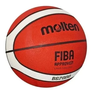 Pelota De Basquet Molten Fiba B5g2000 Nº 5 Basket Exterior Color Naranja