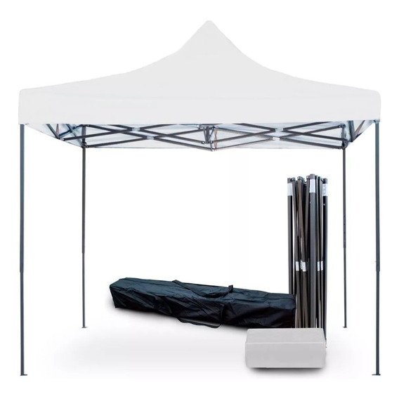 Carpa Toldo 3x3 Plegable Reforzado Impermeable Con Bolsa