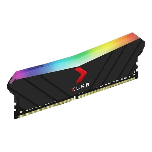 Memoria RAM XLR8 Gaming EPIC-X RGB gamer color negro 32GB 2 PNY MD32GK2D4320016XRGB