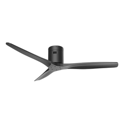 Ventilador De Techo Aruba Negro Abs Control Remoto 1.321 M 52 Hz/ 60hz Negro Abs 3