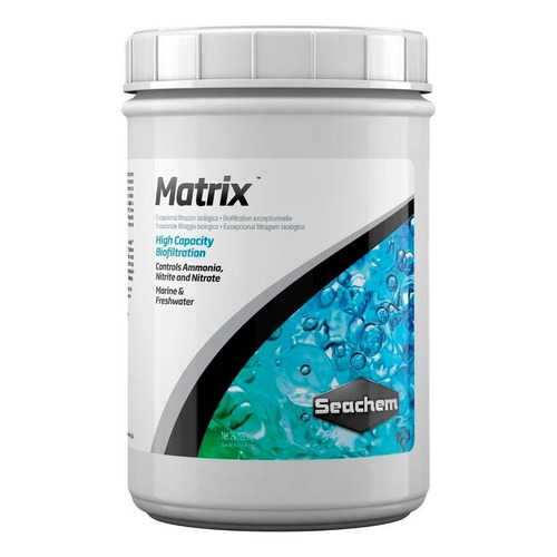 Matrix 2l Seachem Material Filtrante Biologico Acuarios