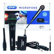 Microfone Sem Fio Semi Profissional 30 Metros P10 Karaokê