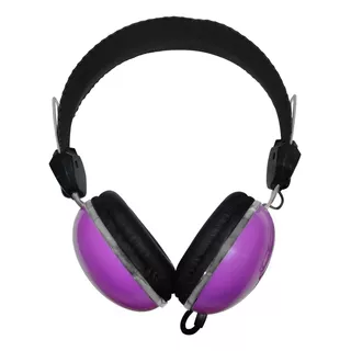 Audifonos Ergonómico Estéreo Over-ear Fa-594m Fonestar Color Violeta