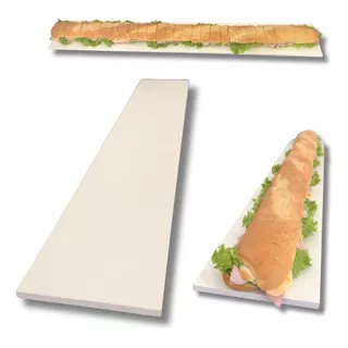 Base Para Pão De Metro Em Mdf 15cmx1,0mt - Kit Com 3 Peças