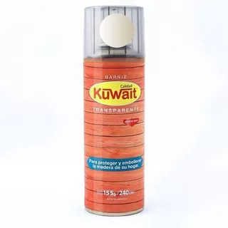 Barniz En Aerosol Kuwait 240 Ccc Brillante Mate Por Unidad