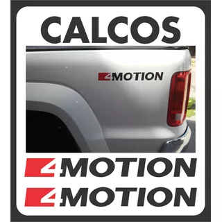 Calco 4motion 4x4 Amarok 2 Unidades. Volkswagen Calcomania