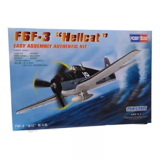 Maqueta Avion F6f3 Hellcat Escala 1/72 Hobbyboss 80256