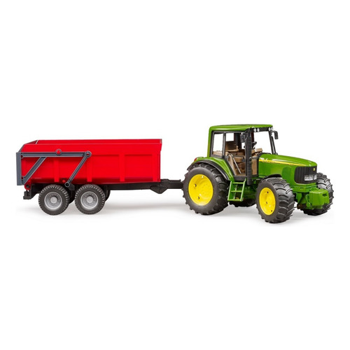 John Deere 6920 With Tipping Trailer Color Verde