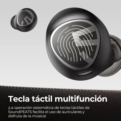 Auriculares in-ear gamer inalámbricos Soundpeats TWS Capsule 3 Pro  Soundpeats ANC Hybrid Active Cancelamento de