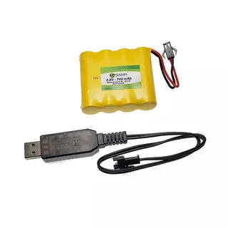 Sanik 4.8v Bateria P/carrito De Rc  Y 1 Carga. Usb