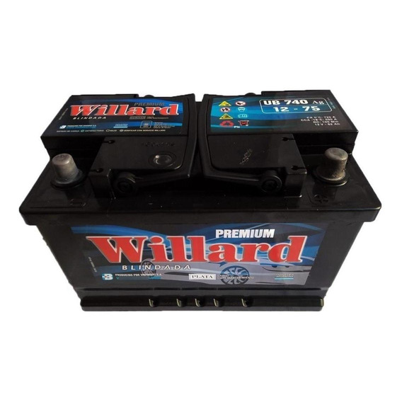 Bateria Willard 12 X 75 + Derecha Ub740
