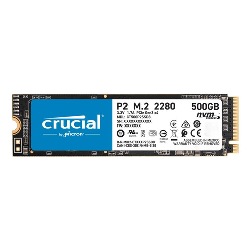 Disco sólido interno Crucial CT500P2SSD8 500GB