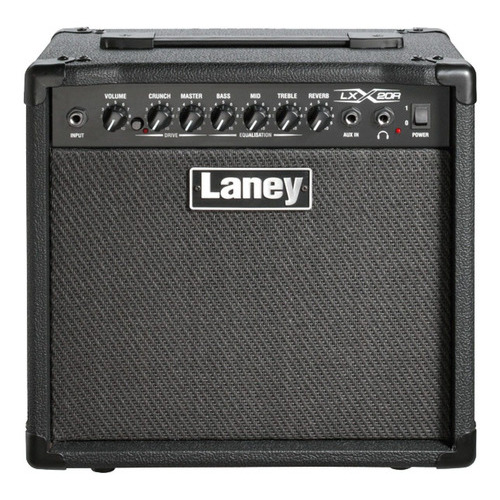 Amplificador De Guitarra 20w Con Reverb Laney Lx20r Color Negro 220V