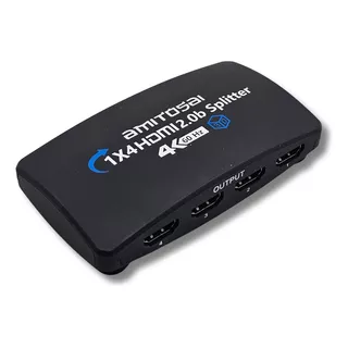 Splitter Hdmi 4k Hdr 1 Entrada 4 Salidas Amitosai Mts-splitter14hdr