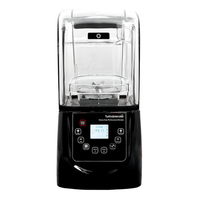 Licuadora 4 Hp Profesional Turboblender 020 2lts Con Cover Color Negro