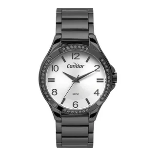 Relógio Preto Feminino Condor Co2035mtn/4k
