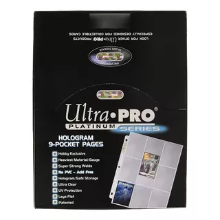 Ultra Pro Platinum Series Caja De 100 Hojas Para Carpeta