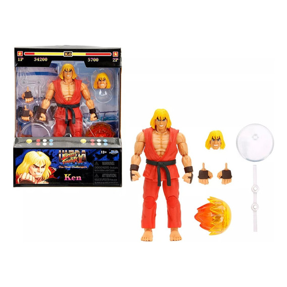 Ken Master Ultra Street Fighter 2 Figura Jada Toys Capcon