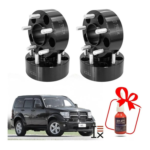 Kit Espaciadores 2puLG Llanta Dodge Nitro 2007 Al 2012 Teix