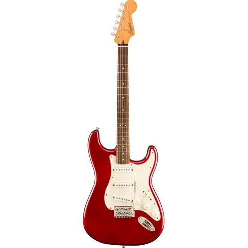 Guitarra eléctrica Squier by Fender Classic Vibe Stratocaster '60s de nato candy apple red brillante con diapasón de laurel indio