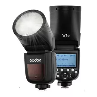 Flash Godox V1-c Cabeça Redonda E-ttl Speedlight Canon