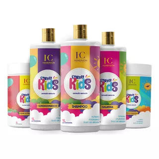 Kit Antifrizz Hidratante Enrola Kids Cab/ Ondulados Crespos