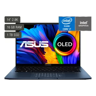 Notebook Asus Zenbook Oled 14' 2.8k I7 Gen. 13 16gb Ddr5 1tb