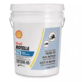 Aceite Shell Rotella® T4 Triple Protection® 15w40 Diesel