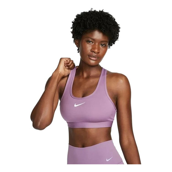 Top Nike Swoosh Medium Support De Mujer - Dx6821-536