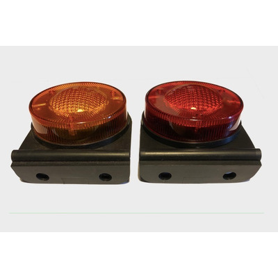 Farol Lateral 18 Led Camion 12/24v Ambar O Rojo