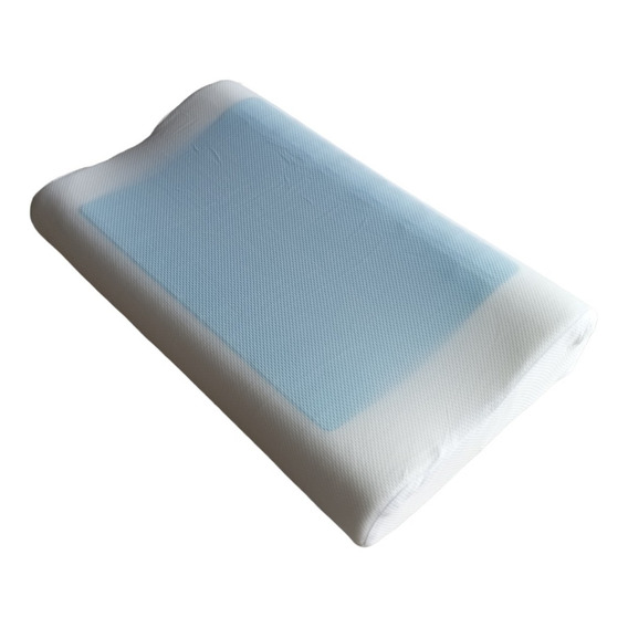 Almohada Ortopédica Memory Foam Sensor Gel Con Funda Lemman