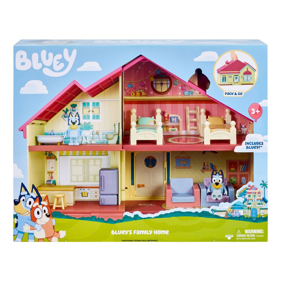 Set De Figuras Bluey Family Home Con Accesorios 3