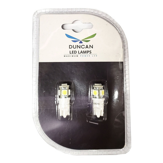 Lamparas T10 Circuito Impreso Flash Blanco Blister X2