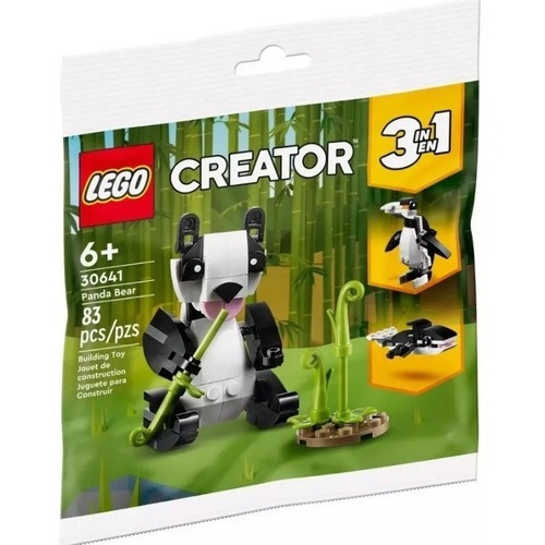 Lego® Creator 3 En 1 Oso Panda 83 Piezas 30641