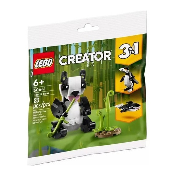 Lego® Creator 3 En 1 Oso Panda 83 Piezas 30641