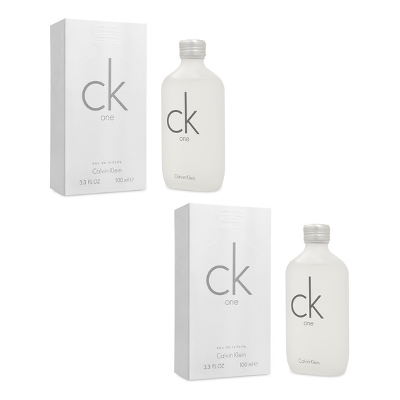 Paquete 2x1 Ck One 100 Ml Edt Spray Unisex