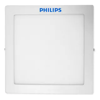 Panel Plafon Led 24w Aplicar Cuadrado - Philips - Color Blanco Cálido