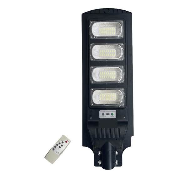 Lámpara Led Solar 120w Con Control Remoto Y Sensor